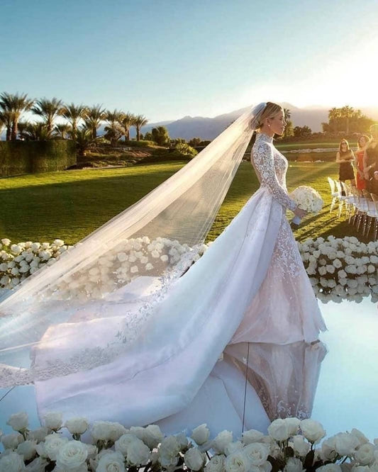 velo de novia largo