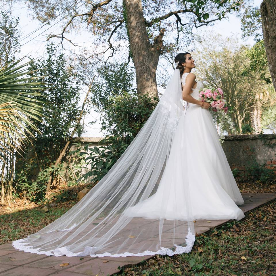 velo de novia catedral