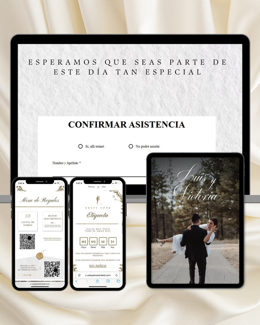 Unique Momments Invitaciones digitales, confirmación, hostess y wedding content creator Chihuahua