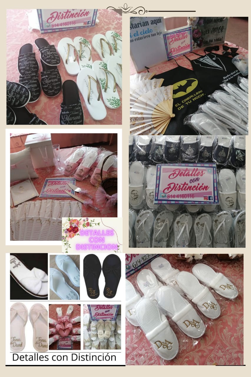 Detalles con Distinción Accesorios y Recuerdos para Boda Chihuahua