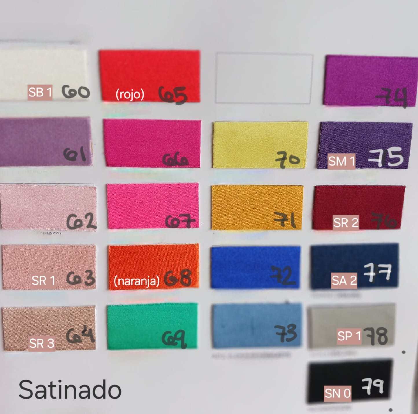 gama de colores para zapatos personalizados