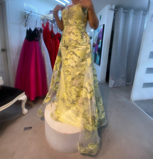Vestido de Noche Amarillo PG18 Querétaro