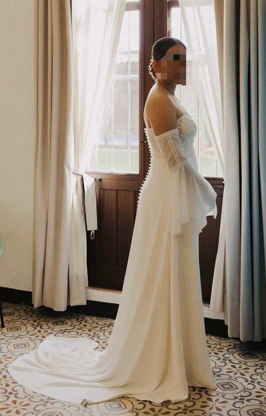 vestido de novia para embarazada