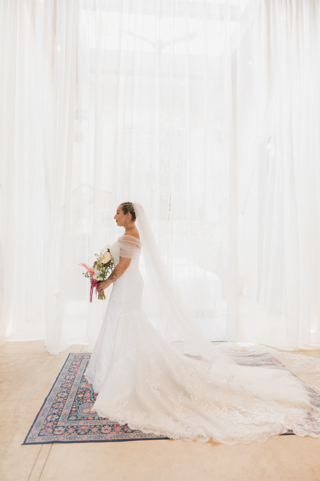 vestido de novia escote cubierto