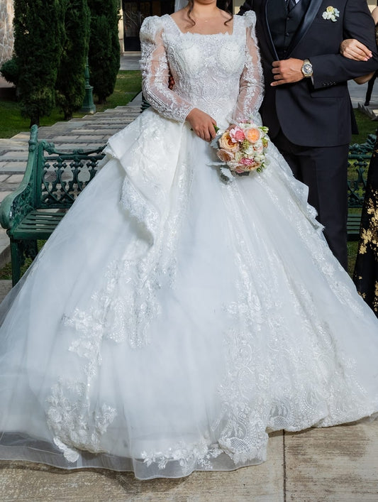 vestido de novia de aliexpress usado