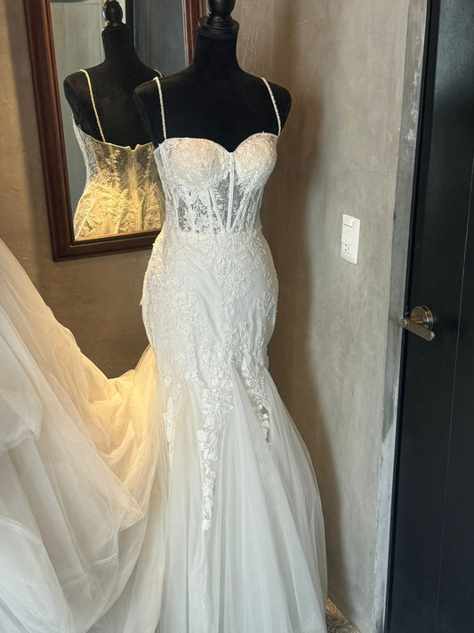 Vestido de Novia Preloved Rosa Claudia AS63 Saltillo