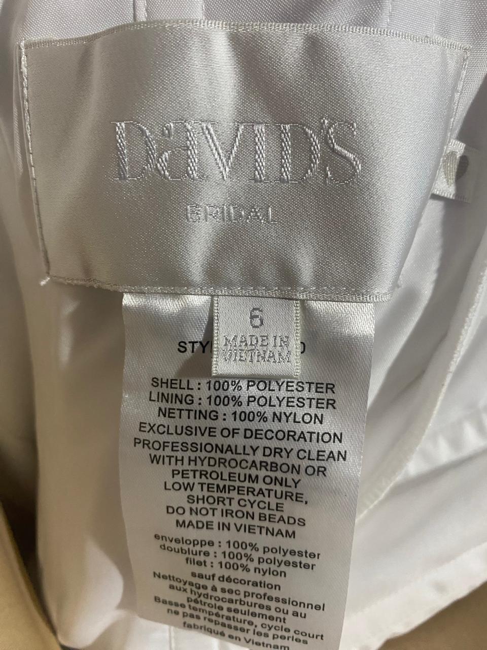 Vestido de Novia Preloved David´s Bridal JS81 Ciudad de México