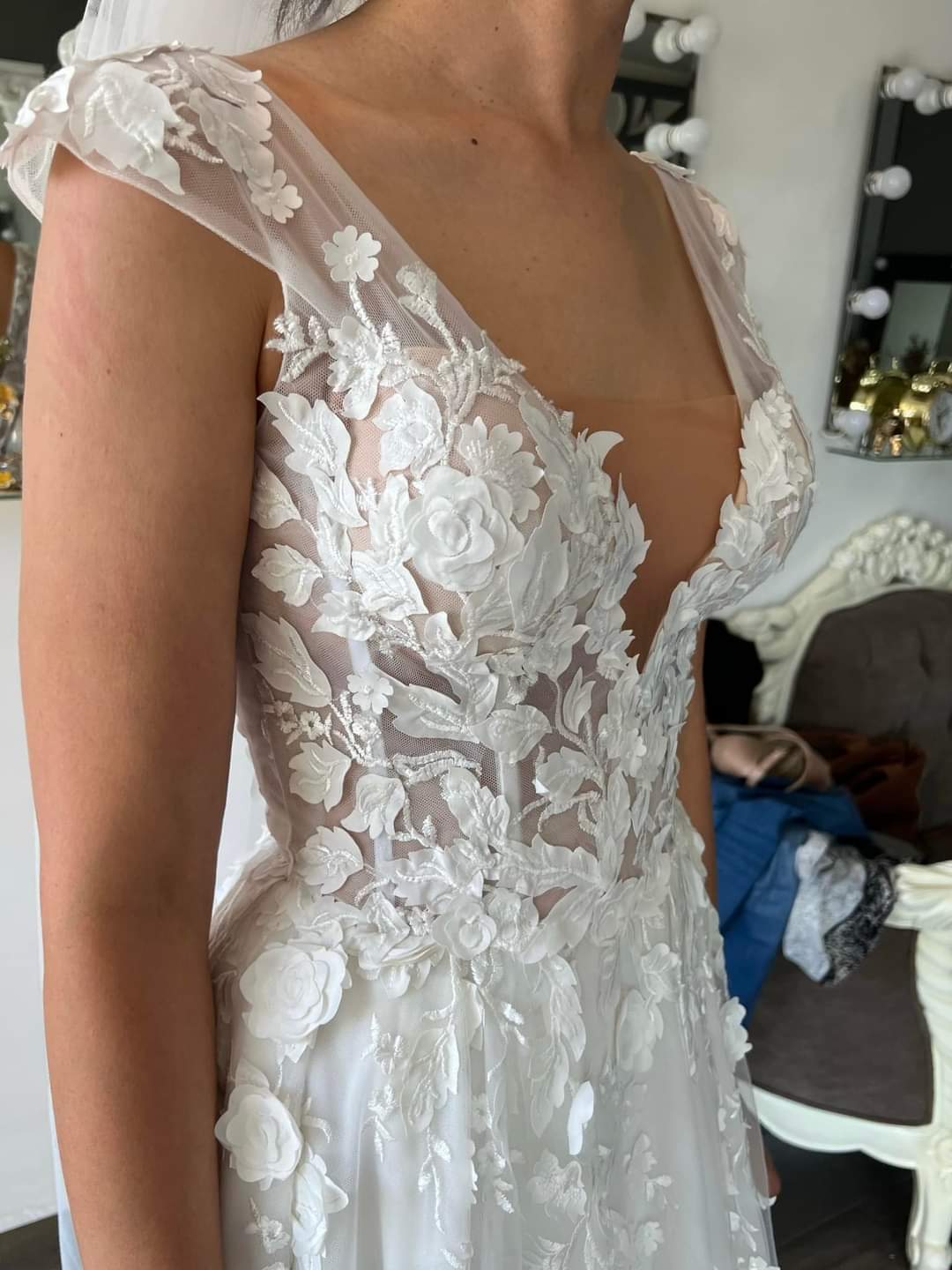 Vestido de Novia Preloved Carreto Brides PT52 Michoacán Talla 4