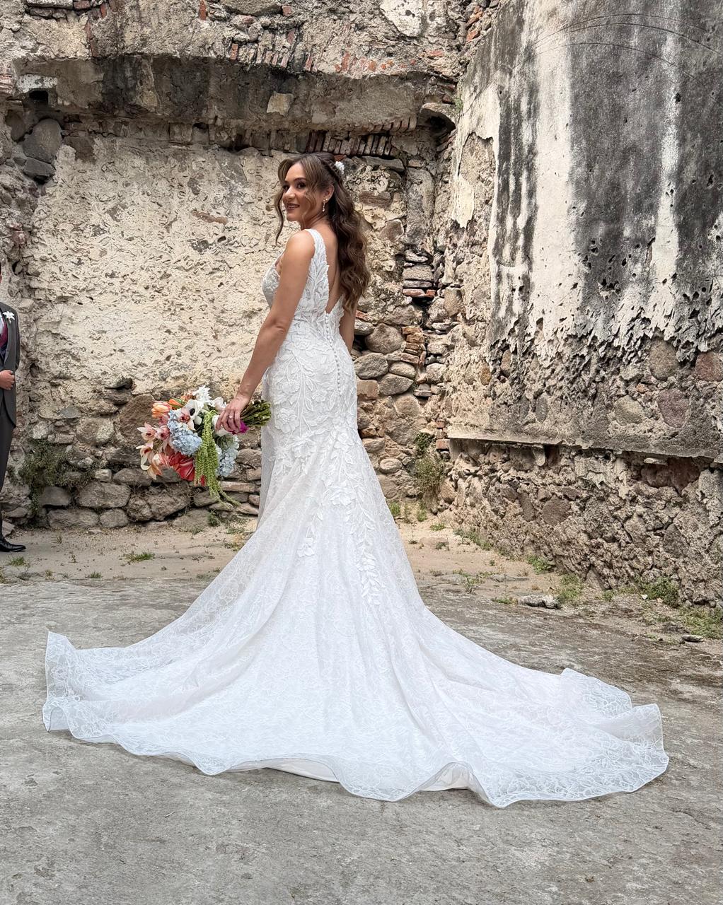 Vestido de Novia Preloved Pronovias PL94 Ciudad de México Talla 6