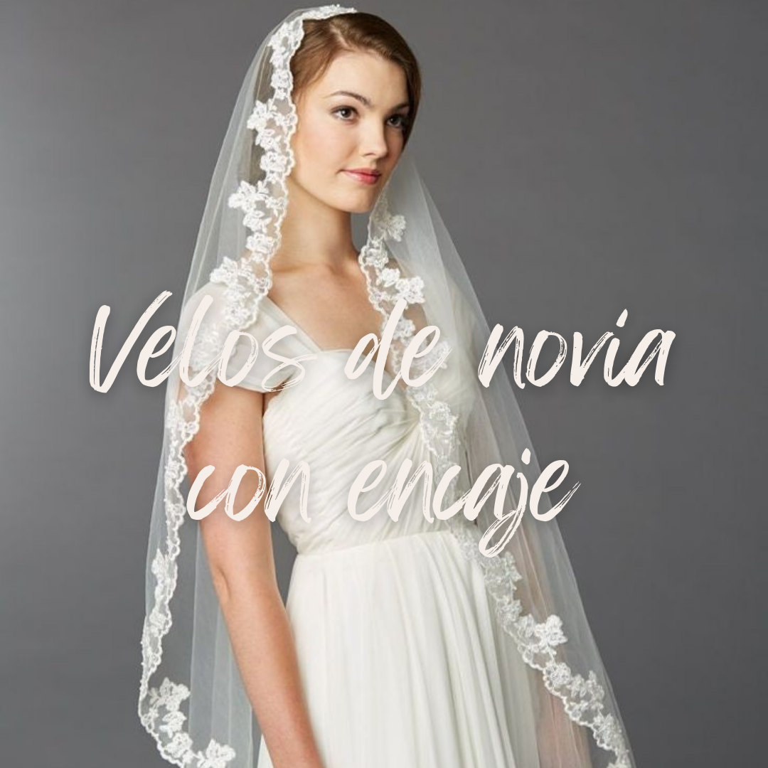 Velos de novia con encaje