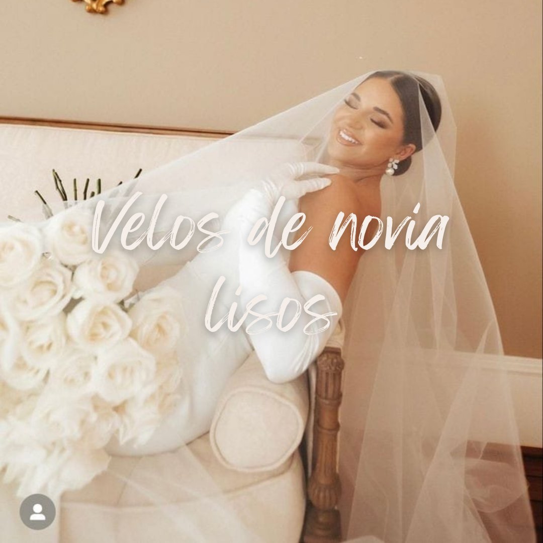 Velos de novia lisos