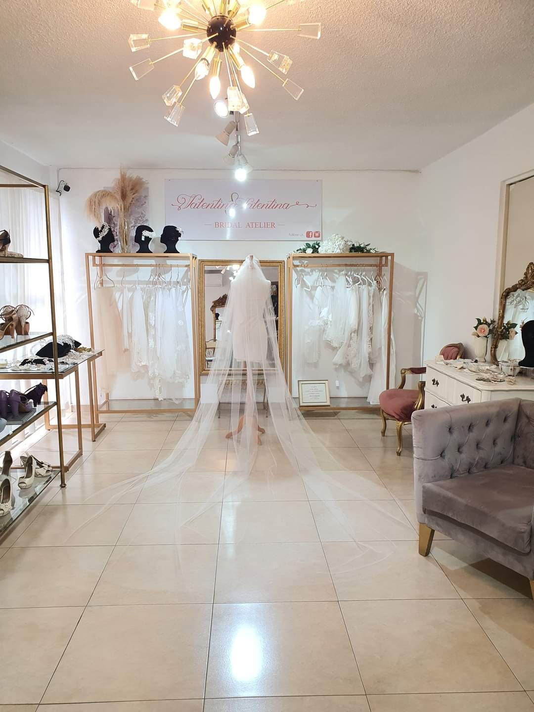 velo de novia liso largo