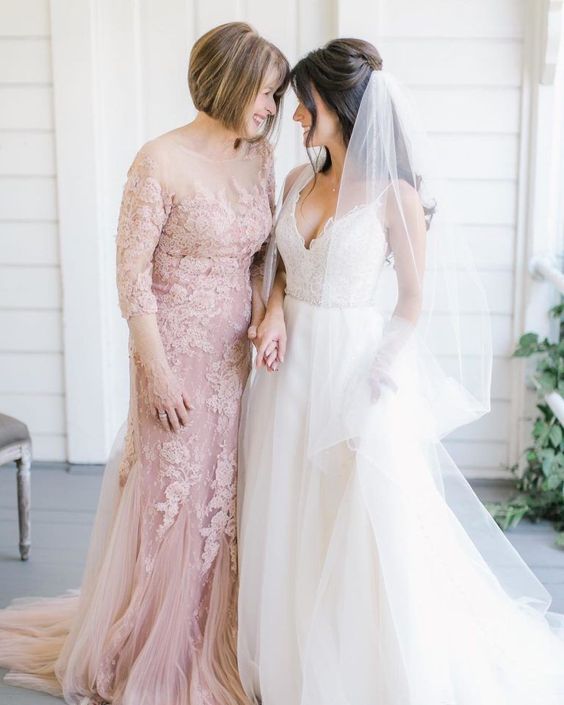 Vestido de mamá de la novia