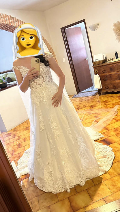 Vestido de novia Justin Alexander AM61 GDL