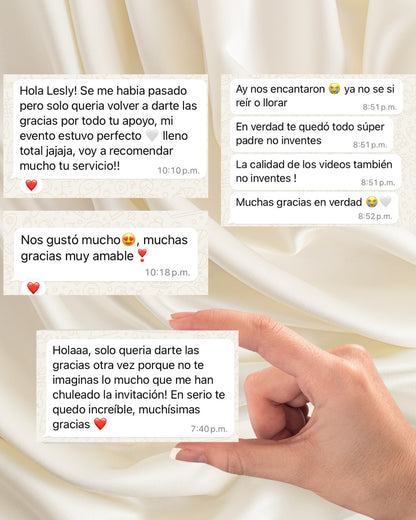 Unique Momments Invitaciones digitales, confirmación, hostess y wedding content creator Chihuahua
