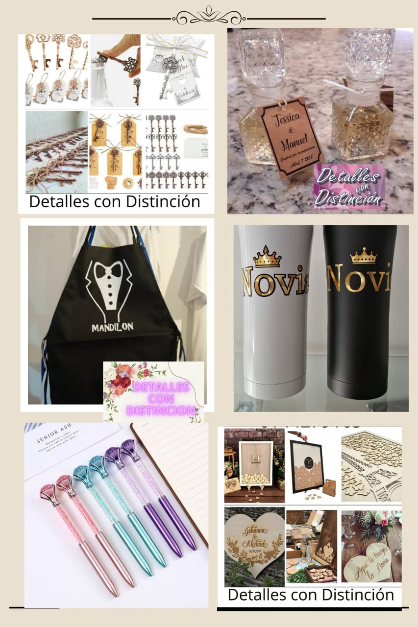 Detalles con Distinción Accesorios y Recuerdos para Boda Chihuahua