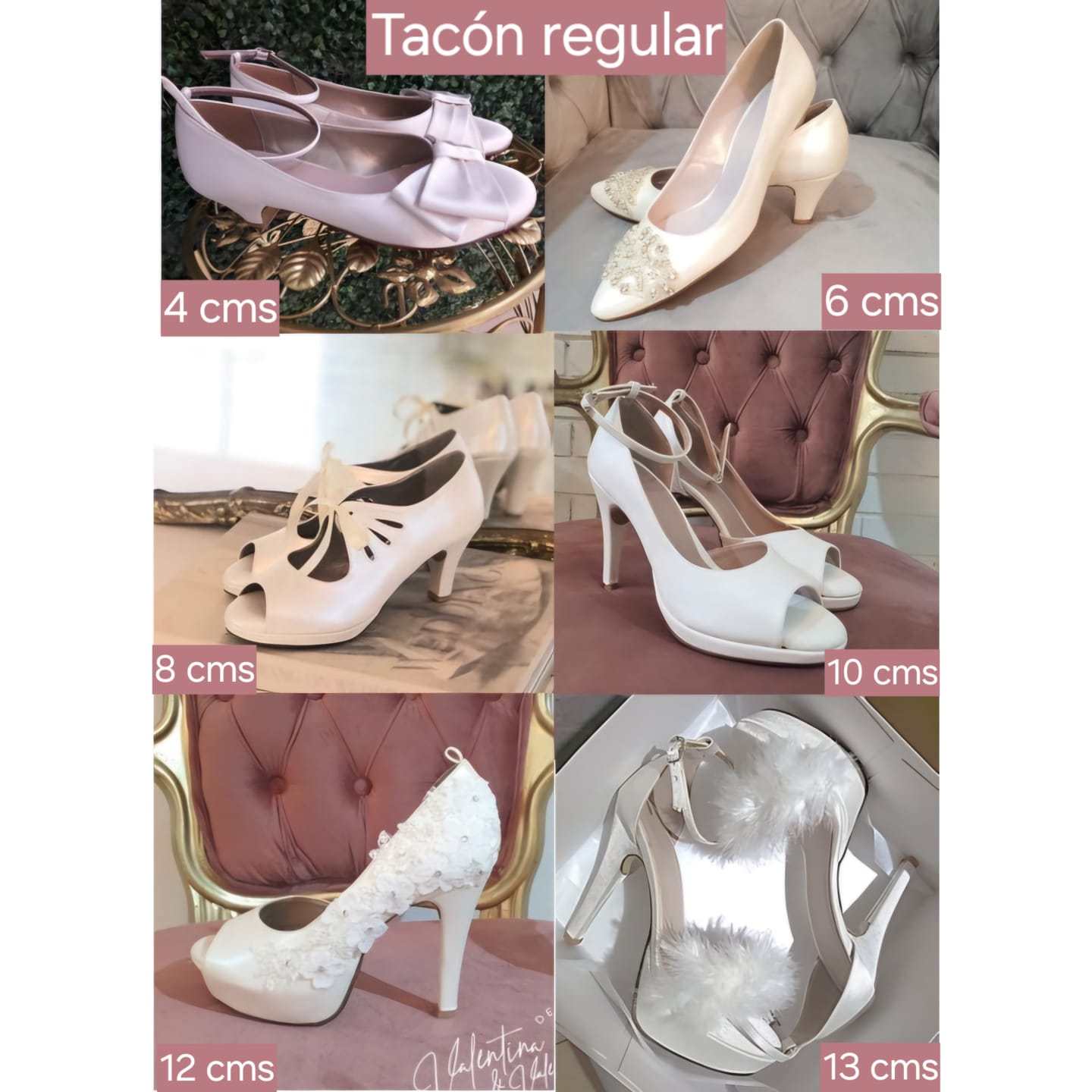 tacones para zapato de boda