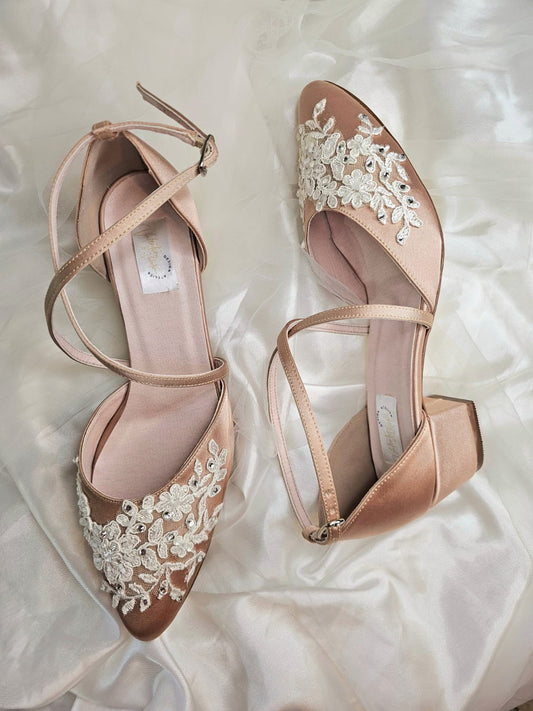 zapato palo de rosa