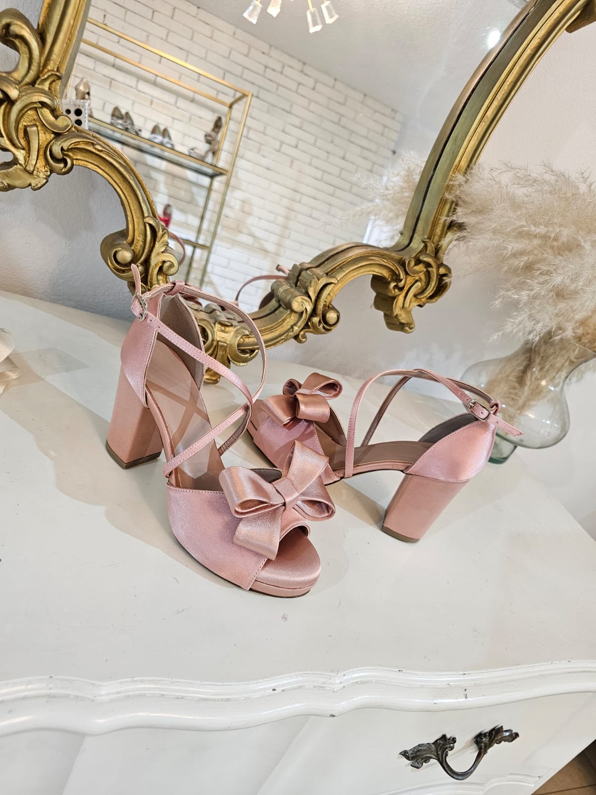 zapato palo de rosa