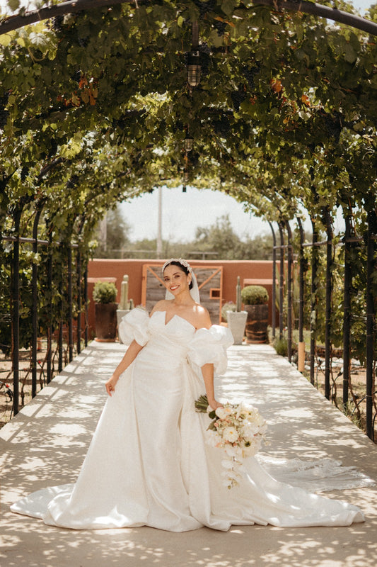 Vestido de Novia Camila Gown Train, & Bow LR16 MTY VENDIDO