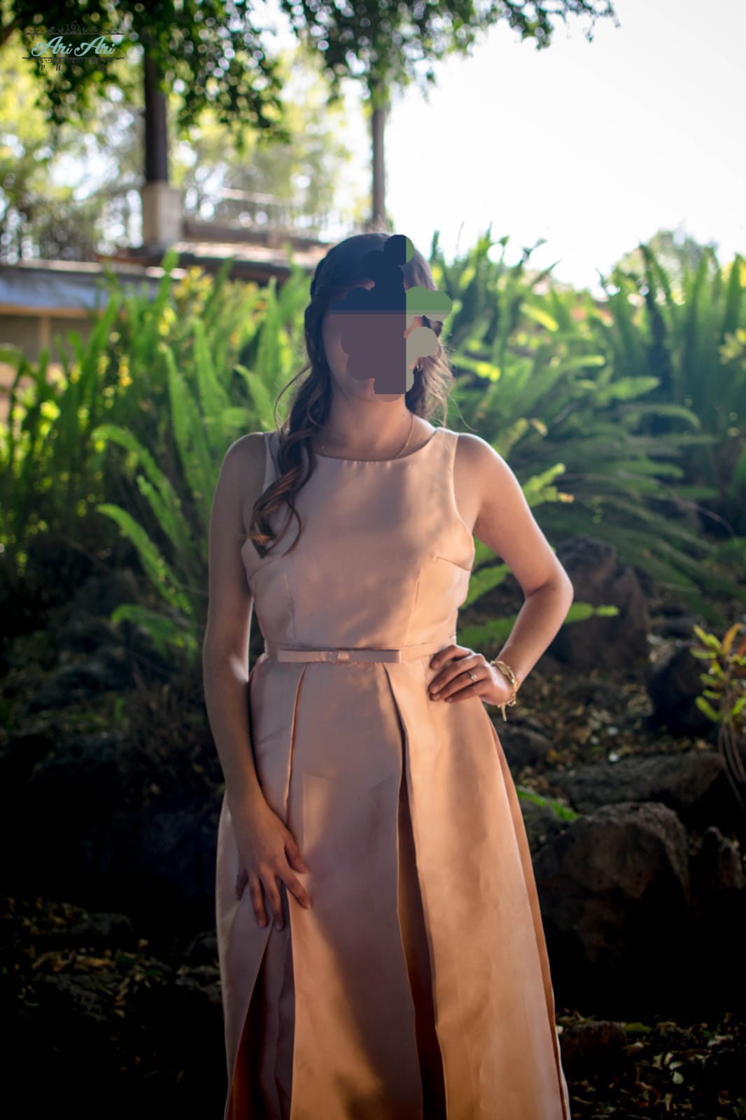 Vestido de Noche rosa palo LF85 Guanajuato