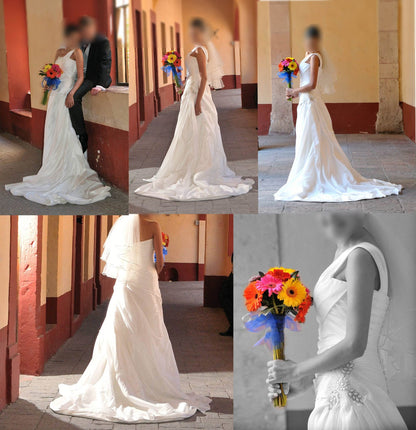 Vestido de Novia Preloved Diseño Exclusivo MH02 Querétaro