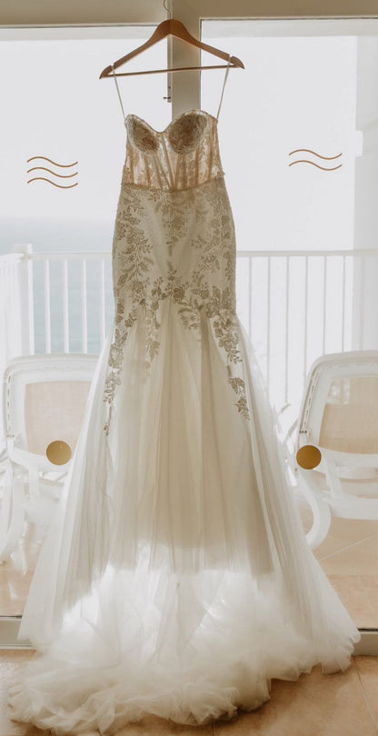 Vestido de Novia Preloved Rosa Claudia AS63 Saltillo