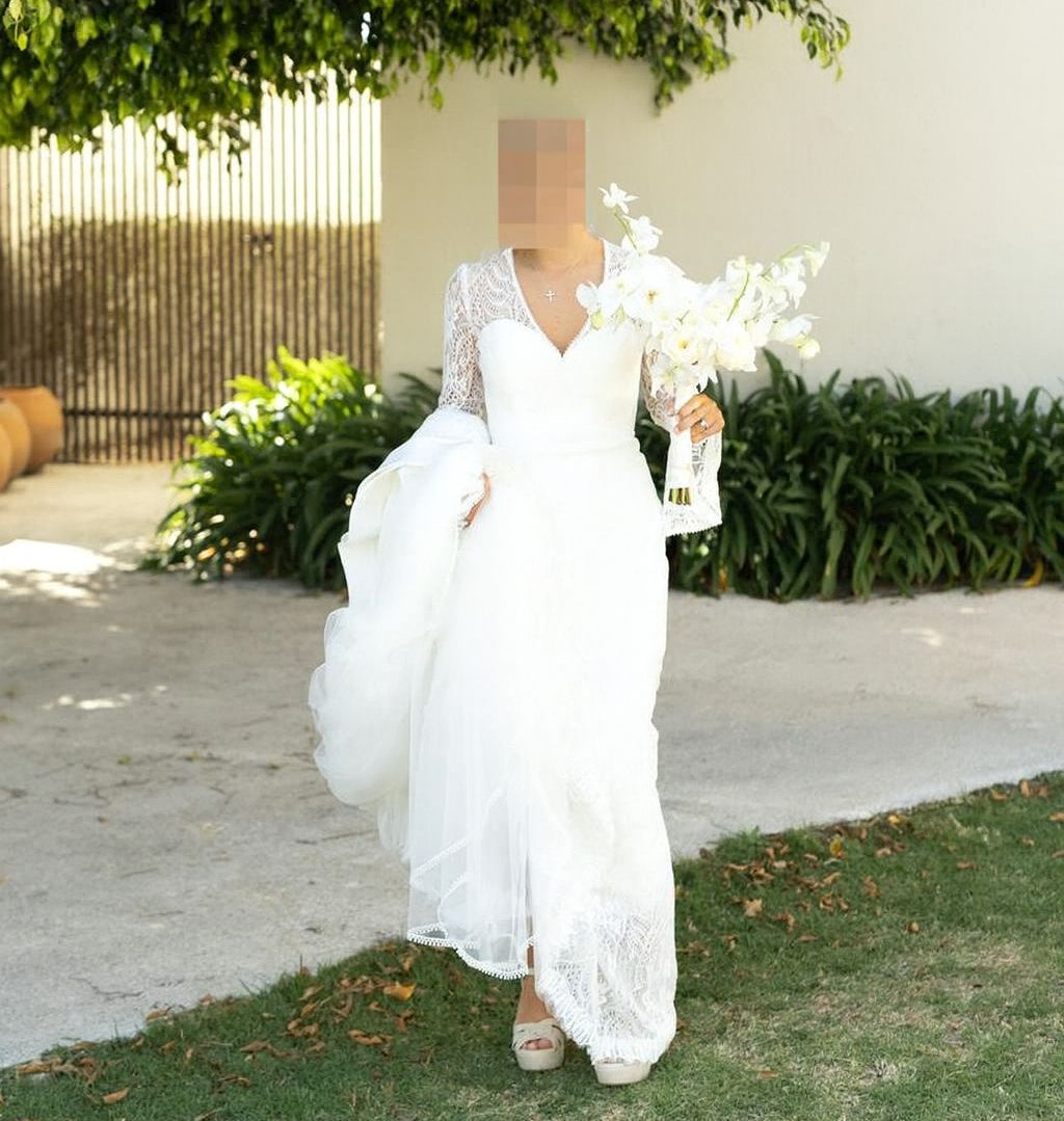 Vestido de Novia Preloved Lillian West RM59 Puebla