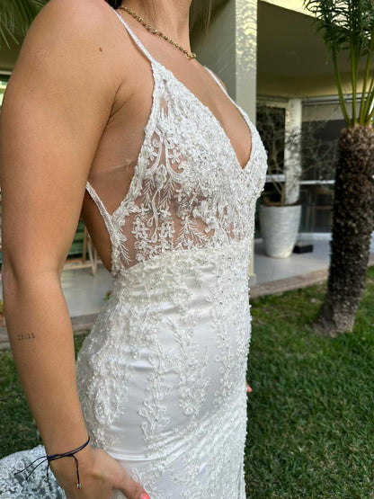 Vestido de Novia Nuevo Fher Santos KZ89 Guadalajara