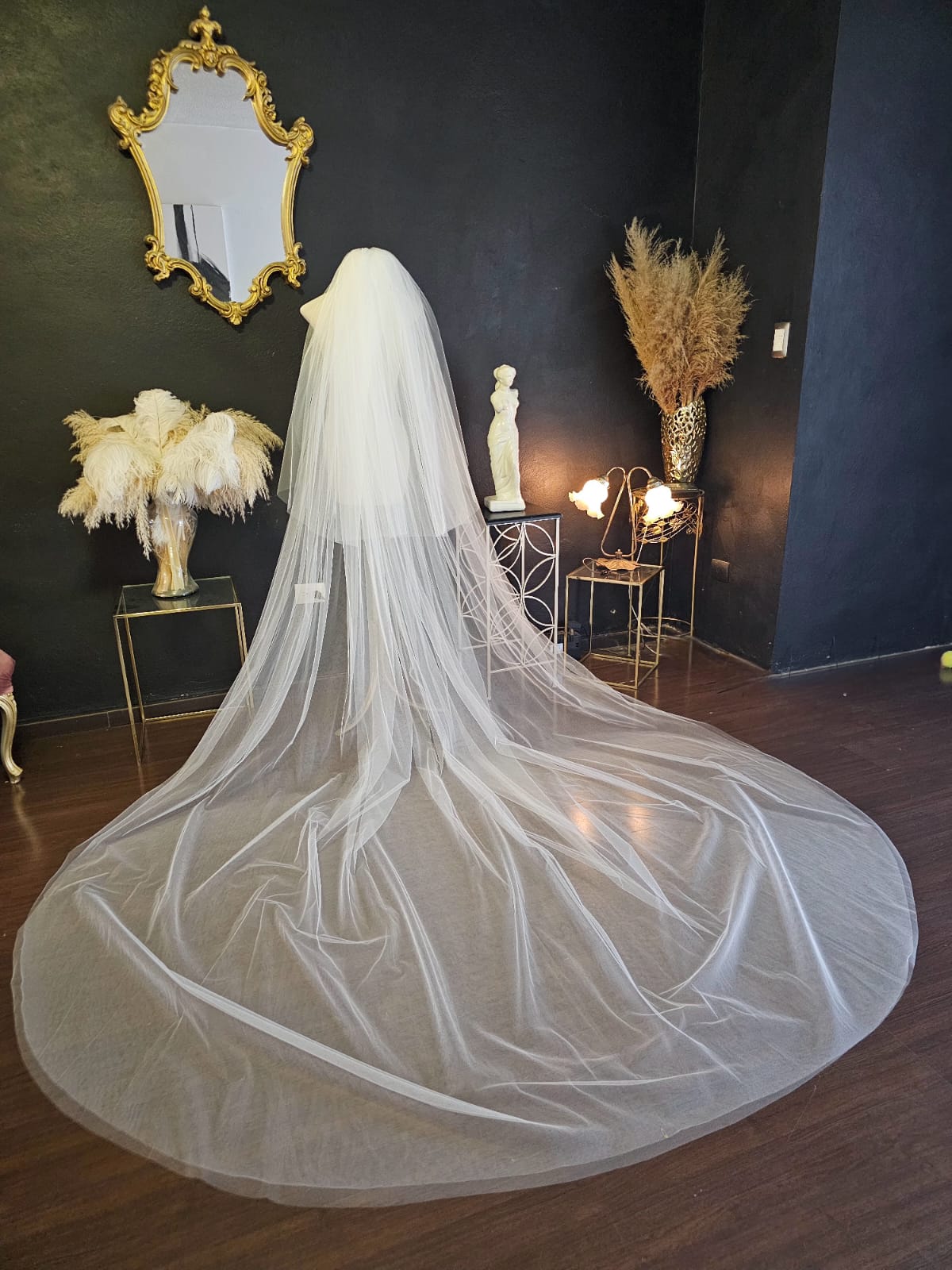 Anticipo Velo de Novia Liso Velada Doble catedral | Corte tradicional | Longitud Catedral $3,580 mxn