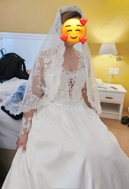 Vestido de Novia Preloved Diseñadora local GA89 Guadalajara