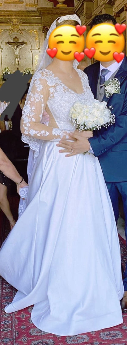 Vestido de Novia Preloved Diseñadora local GA89 Guadalajara