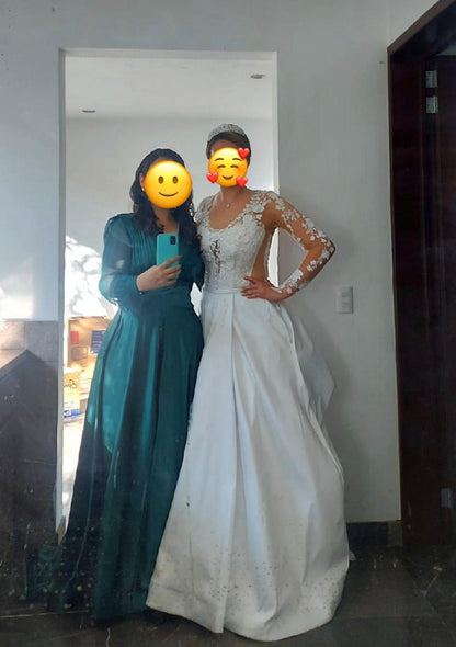 Vestido de Novia Preloved Diseñadora local GA89 Guadalajara