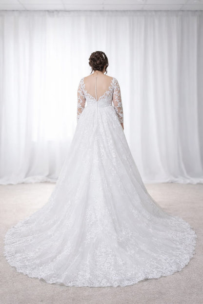 Vestido de Novia Preloved D'metrios Italiano LR41 Baja California