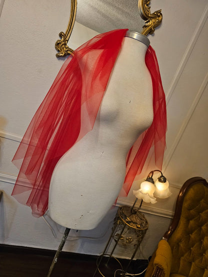 Anticipo Velo de Novia Liso Velada| Corte Tradicional  | Longitud 300 + 90 + 75 cm $2,780 mxn