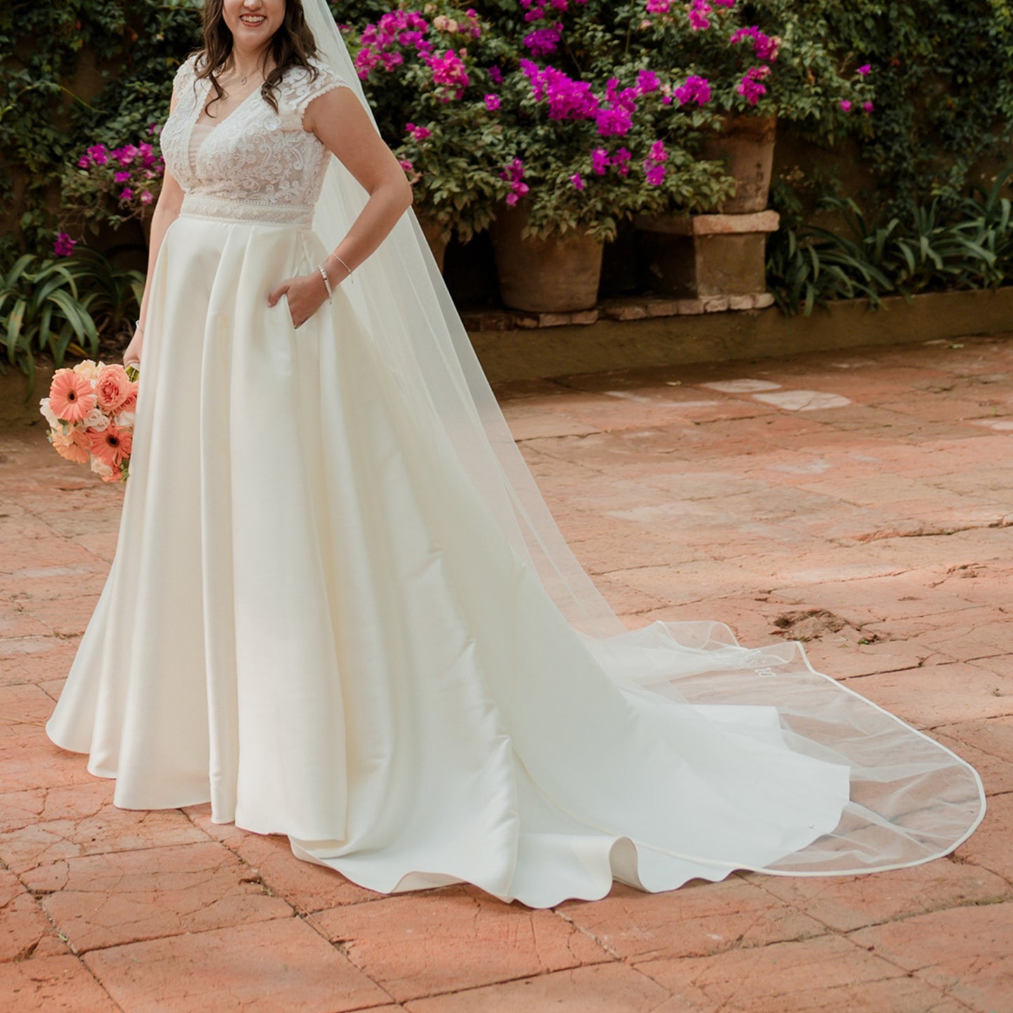 Vestido de Novia Preloved Rosa Clará FL15 Querétaro