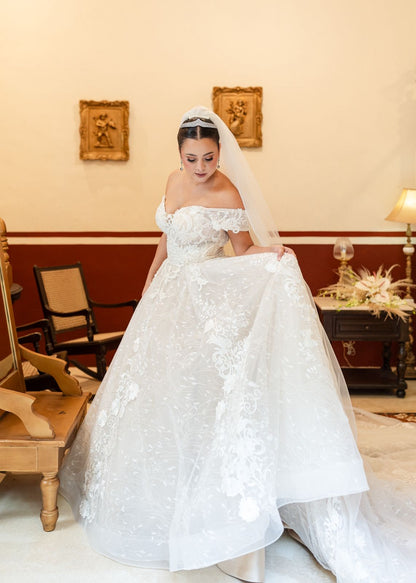 Vestido de Novia Preloved Alexei Quintal GA39 Yucatán