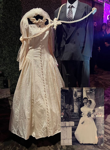 Vestido de Novia Preloved Vintage MM40 Monterrey