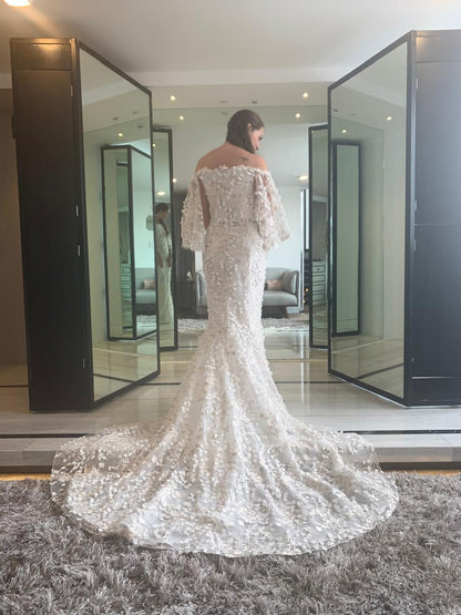 Vestido de Novia Preloved Marchesa Notte JF57 Puebla