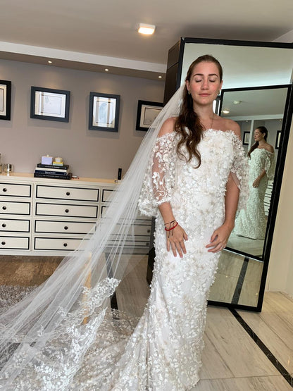 Vestido de Novia Preloved Marchesa Notte JF57 Puebla