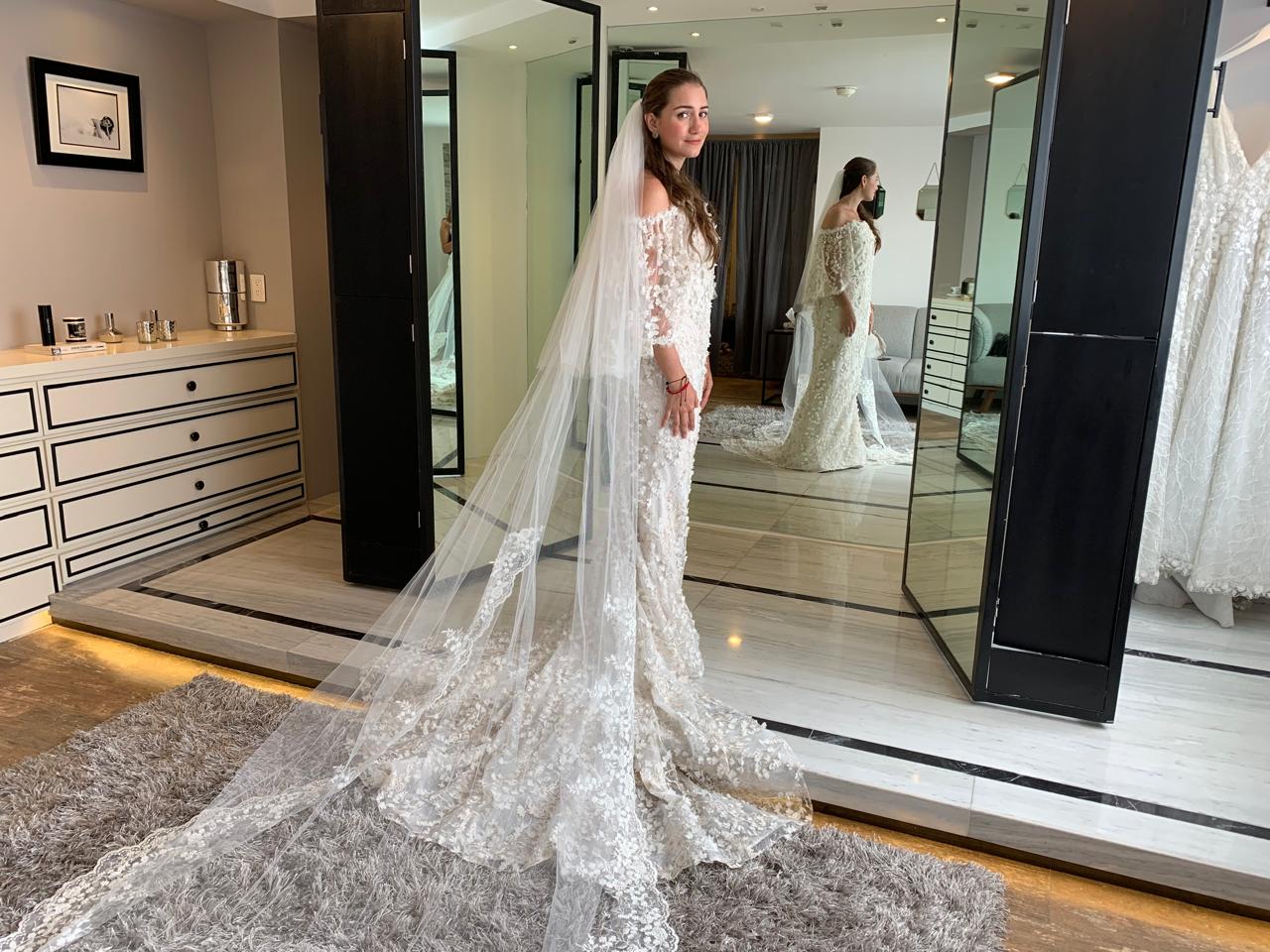 Vestido de Novia Preloved Marchesa Notte JF57 Puebla