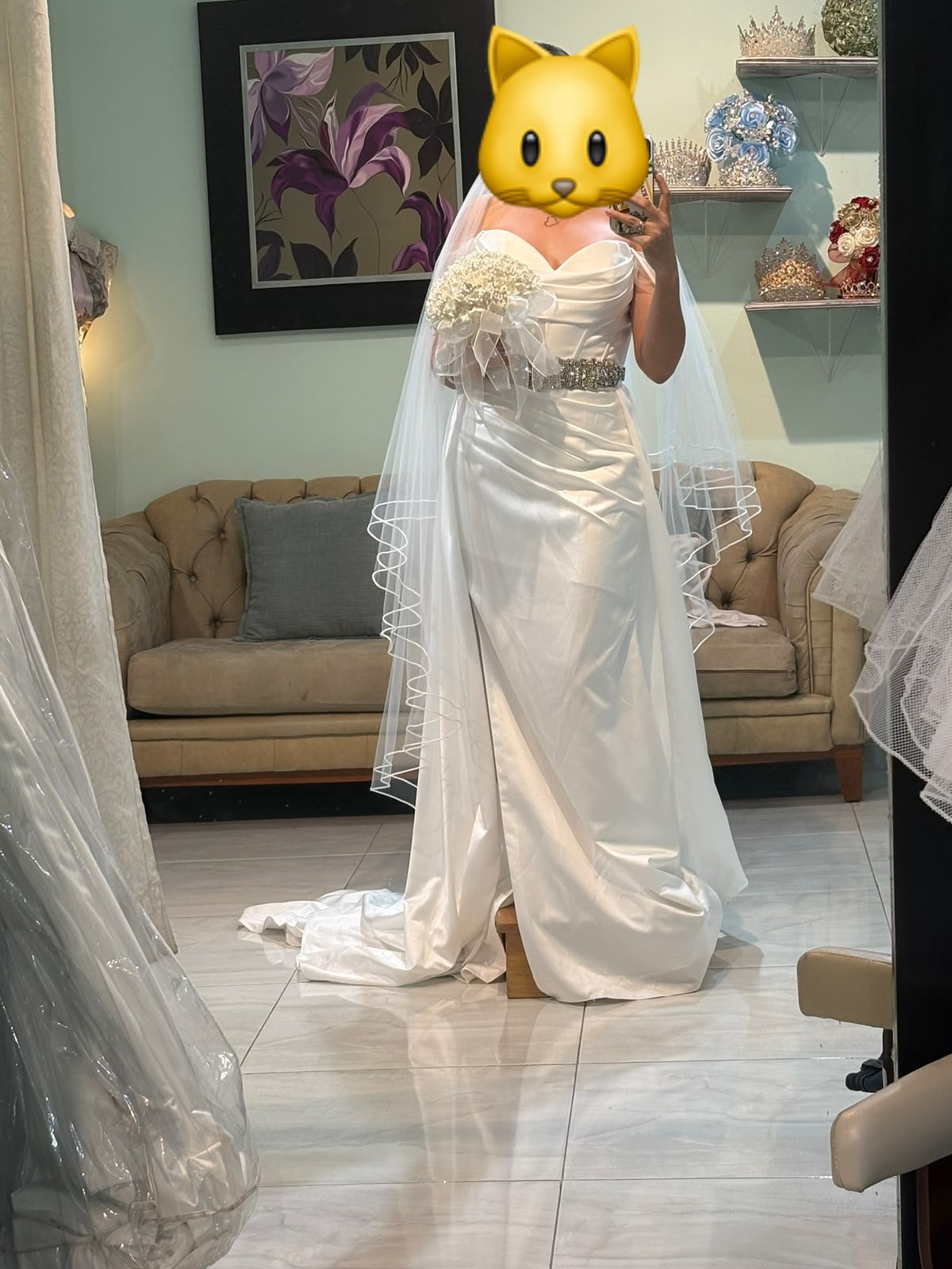 Vestido de Novia NUEVO Chulissima KT13 Veracruz Talla 10