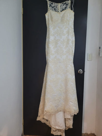 Vestido de Novia Preloved De diseñadora MA83 Sonora Talla 8