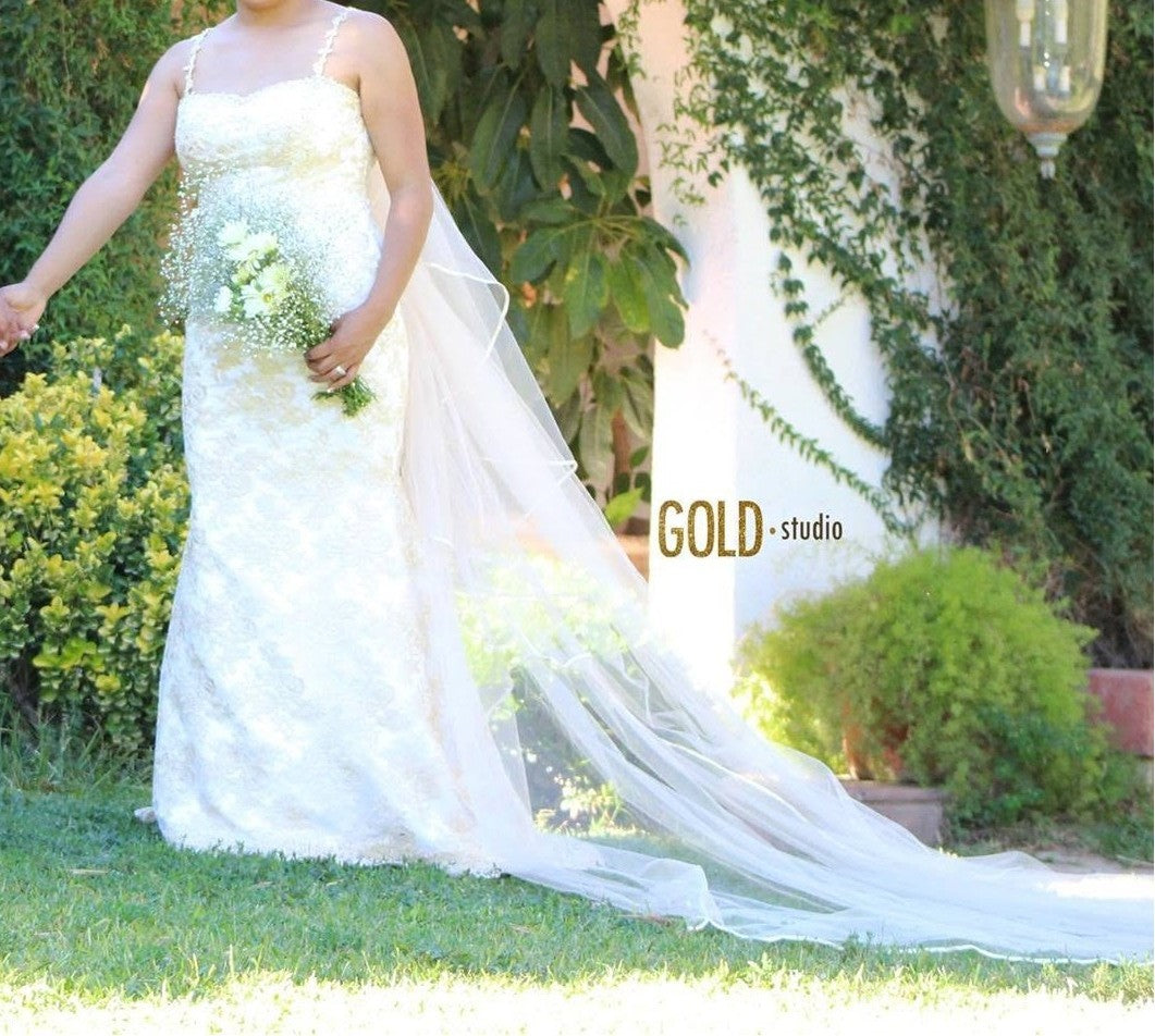 Vestido de Novia Preloved De diseñadora MA83 Sonora Talla 8