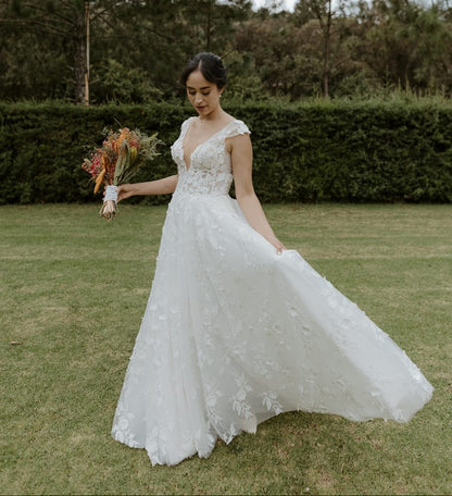Vestido de Novia Preloved Carreto Brides PT52 Michoacán Talla 4