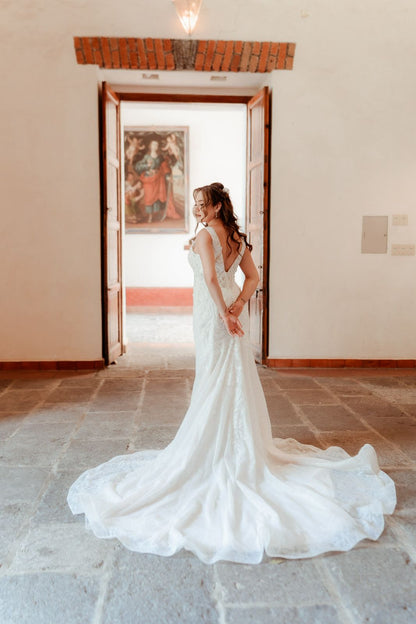 Vestido de Novia Preloved Pronovias PL94 Ciudad de México Talla 6