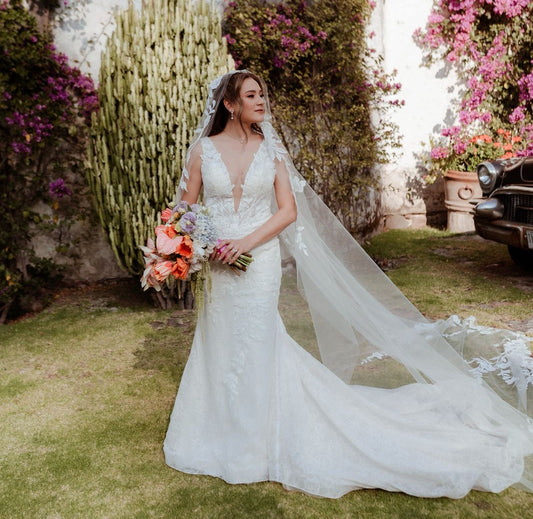 Vestido de Novia Preloved Pronovias PL94 Ciudad de México Talla 6