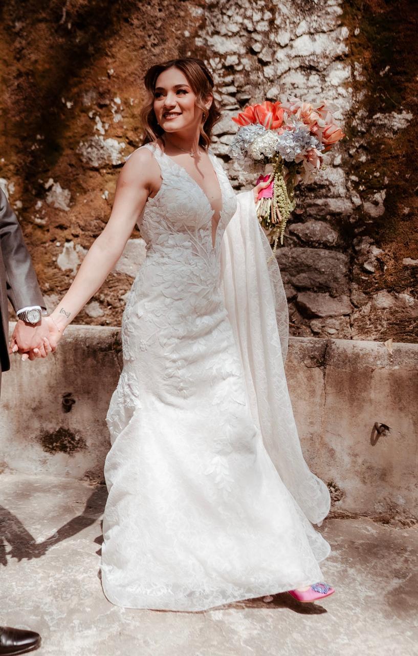 Vestido de Novia Preloved Pronovias PL94 Ciudad de México Talla 6