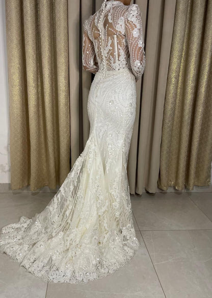 Vestido de Novia Nuevo De Diseñadora EM24 Sinaloa Talla 2/4