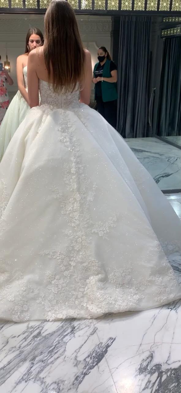 Vestido de Novia Preloved Benito Santos ZC26 Guanajuato Talla 4